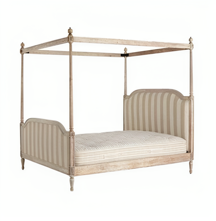 Four Poster wooden bed